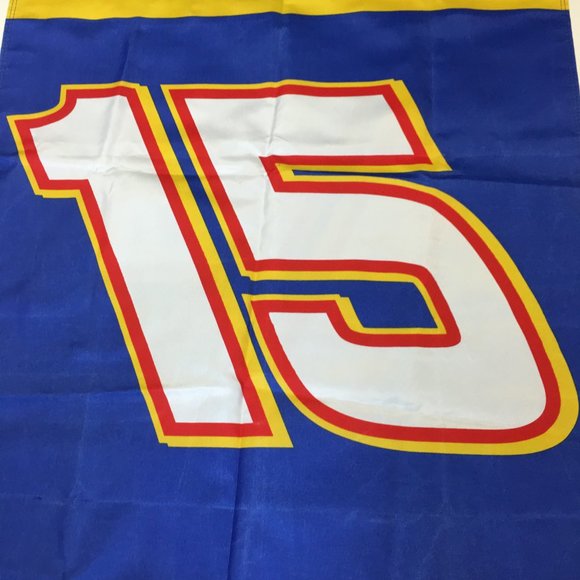 Nascar Michael Waltrip Number 15 Large Outdoor Fabric Flag 2003 Double Sided - Picture 7 of 12
